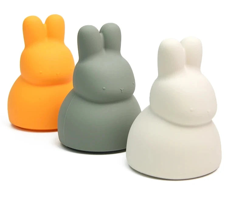 Tirelire Lapin Silicone Jaune – BunnyFlex Jaune
