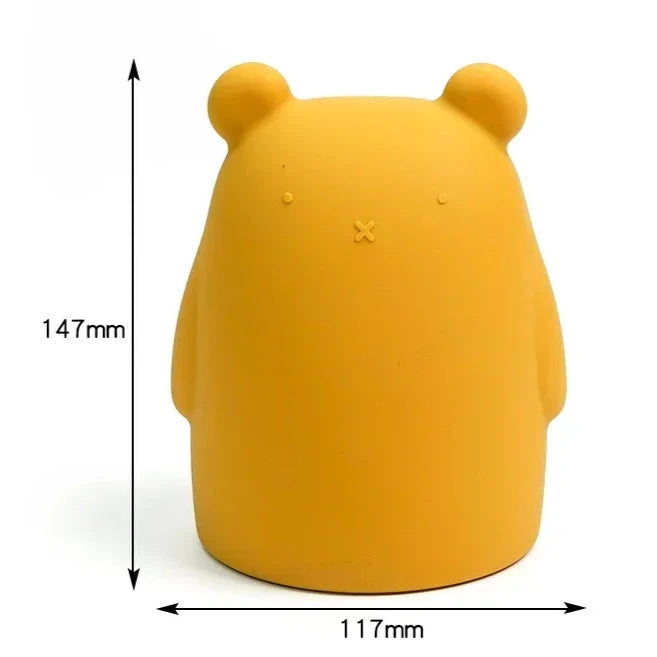 Tirelire en Silicone Jaune – JauneFlex
