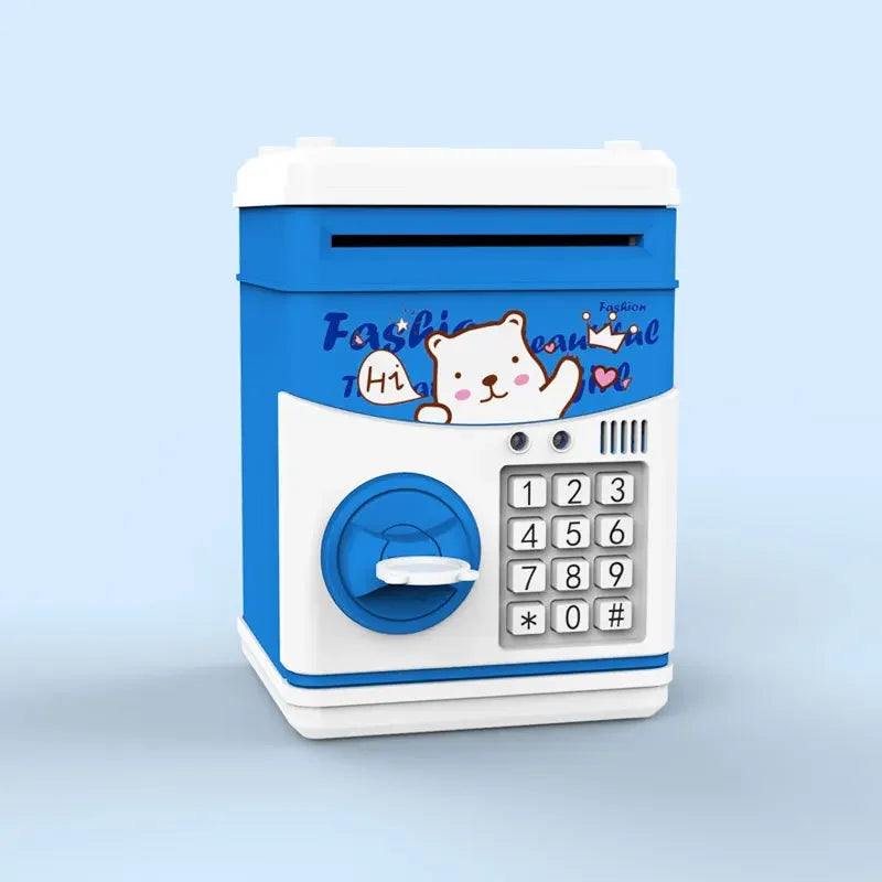 Tirelire électronique enfant garçon - Le coffre magique