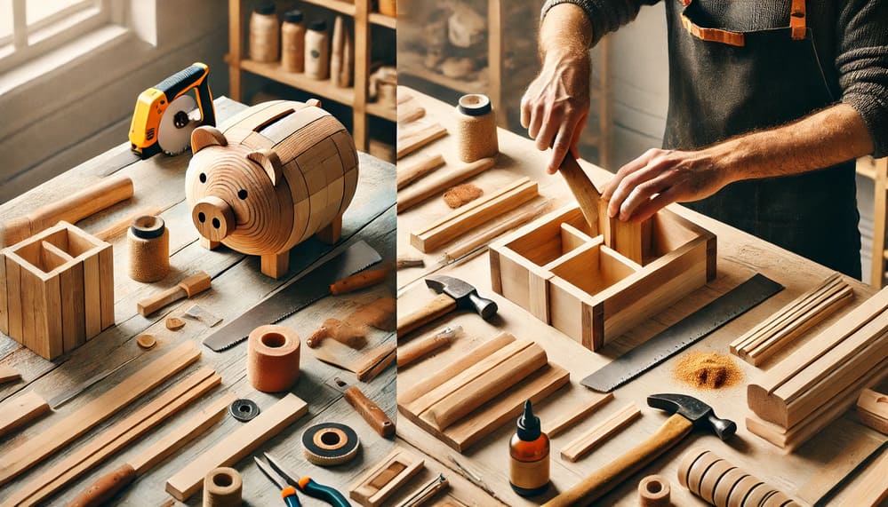 Comment fabriquer une tirelire en bois ?