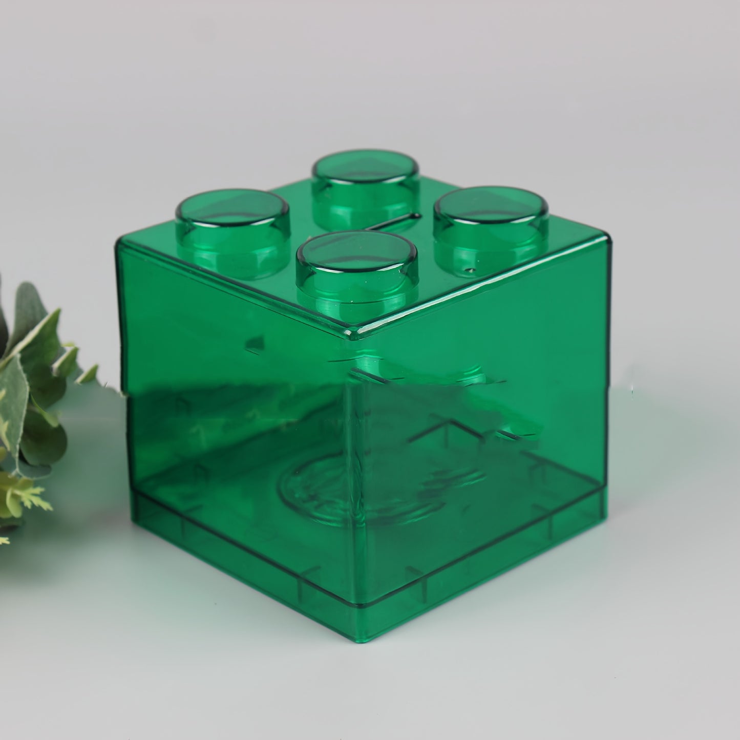 Tirelire Lego Vert – "GreenBrickSaver"