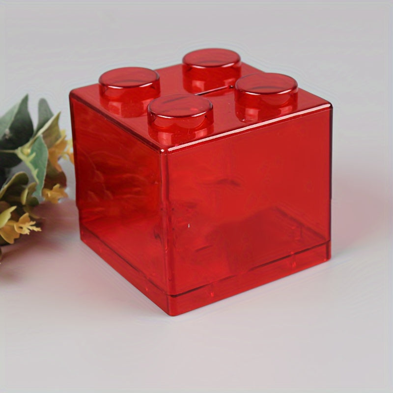 Tirelire Lego Rouge – "BrickSaver"