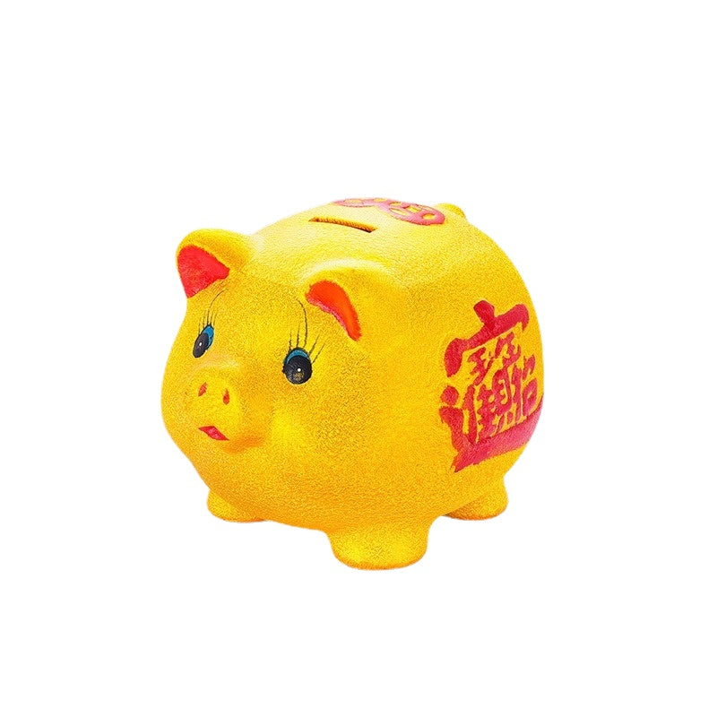 Tirelire cochon chinois porte bonheur