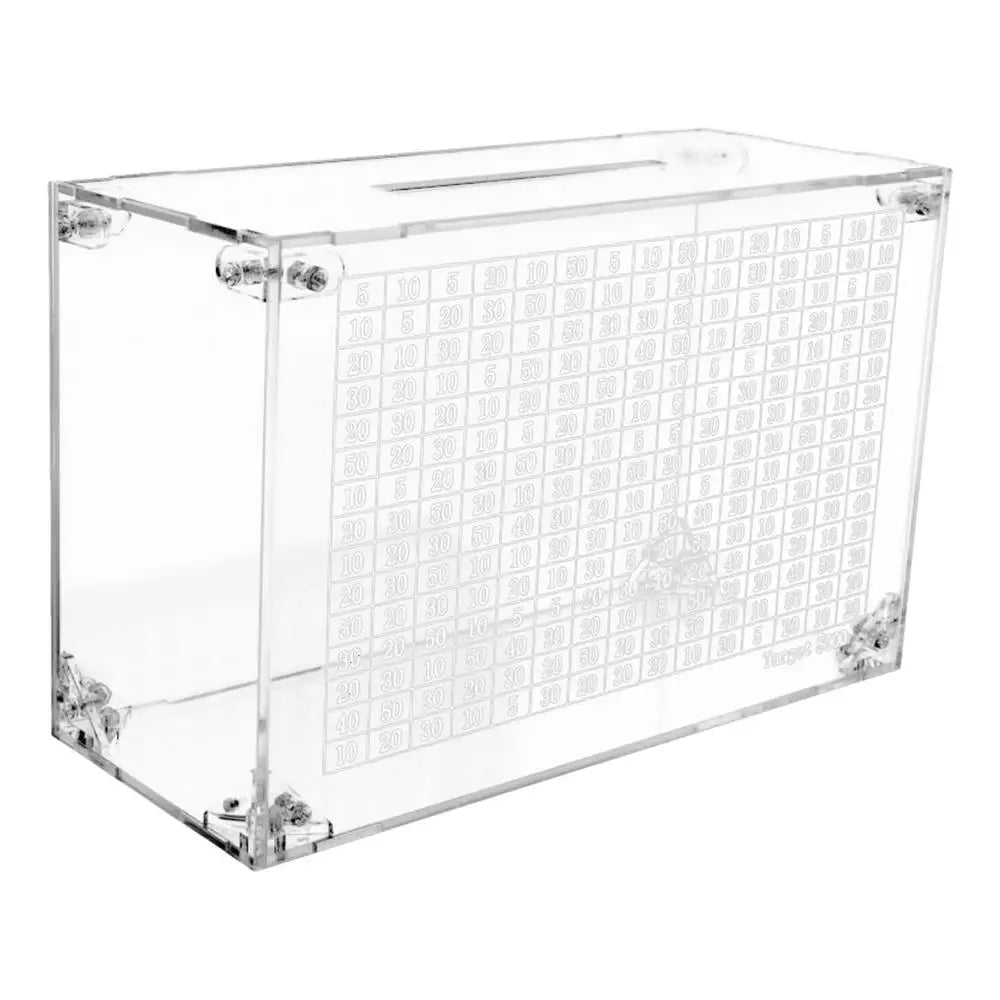 Tirelire Kakebo Transparente 5000 Euros "Clear Saver"