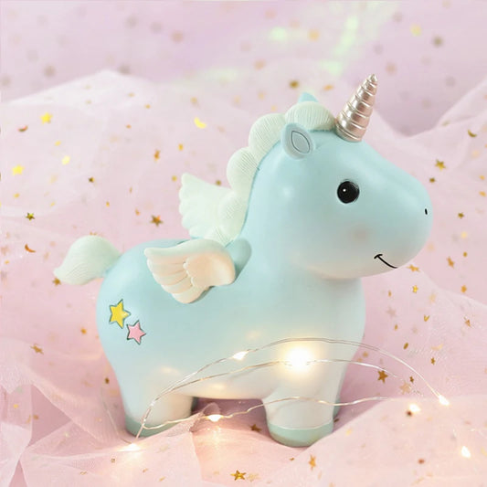 Tirelire Licorne Bleue – Licorne Céleste