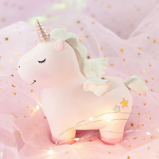 Tirelire Licorne Rose – Licorne Rêveuse