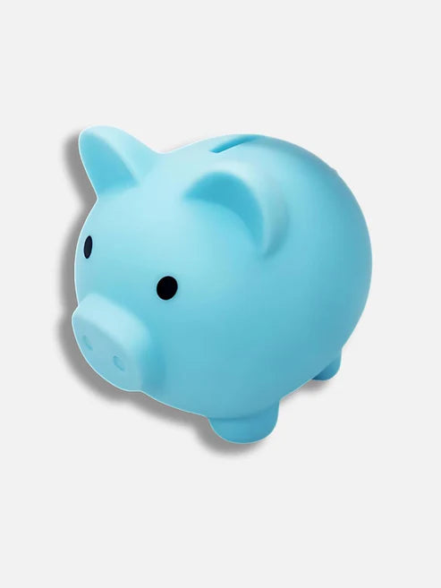 Tirelire Cochon Bleu "Blue Piggy Bank"