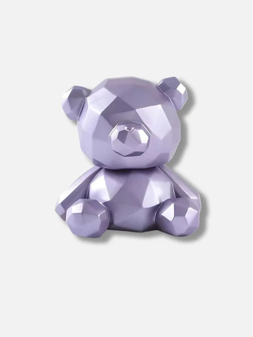 Tirelire Ourson Violet "Purple Bear Bank"